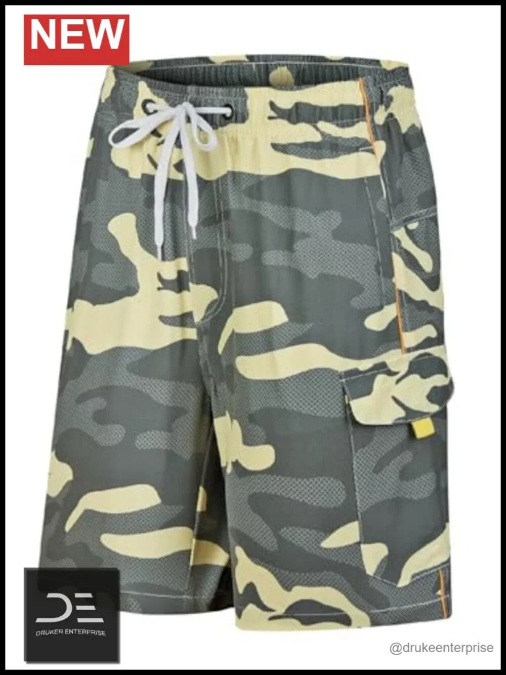 Men's Quick Dry Board Shorts with Mesh Lining Swim Trunks